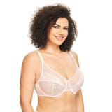 427 Women's Plus Size Full Coverage Sexy Lace Unpadded Underwire Bras Minimizer Everyday Bra Pink