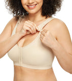 431 DotVol Women's Post-Surgical Bra Front Closure with Adjustable Wide Strap