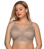 355 Full Figure Minimizer Bra Brown