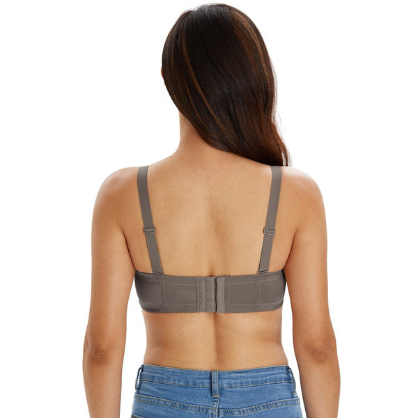 356 Multiway Strapless Full Figure Bra Grey – DOTVOL