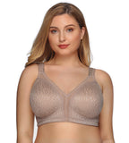 355 Full Figure Minimizer Bra Brown