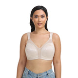 418 Minimizer Bra Full Figure Smooth Bra for Large Bust Beige