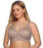 355 Full Figure Minimizer Bra Brown