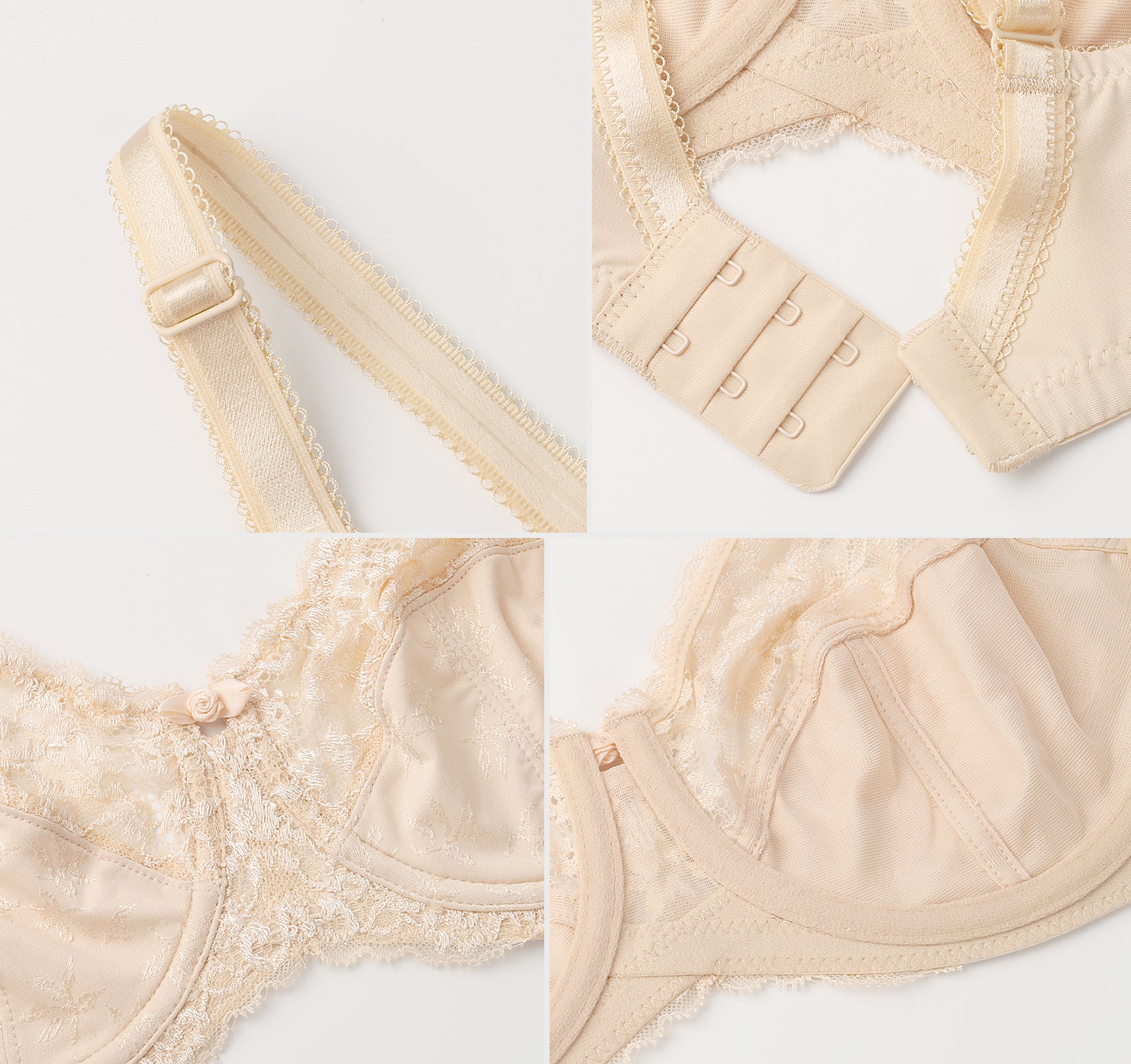 395 Lace Underwire Daily Bra Beige