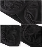 413 Underwire Non Padded Bandeau Tube Top Strapless Bra Black