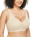 431 DotVol Women's Post-Surgical Bra Front Closure with Adjustable Wide Strap