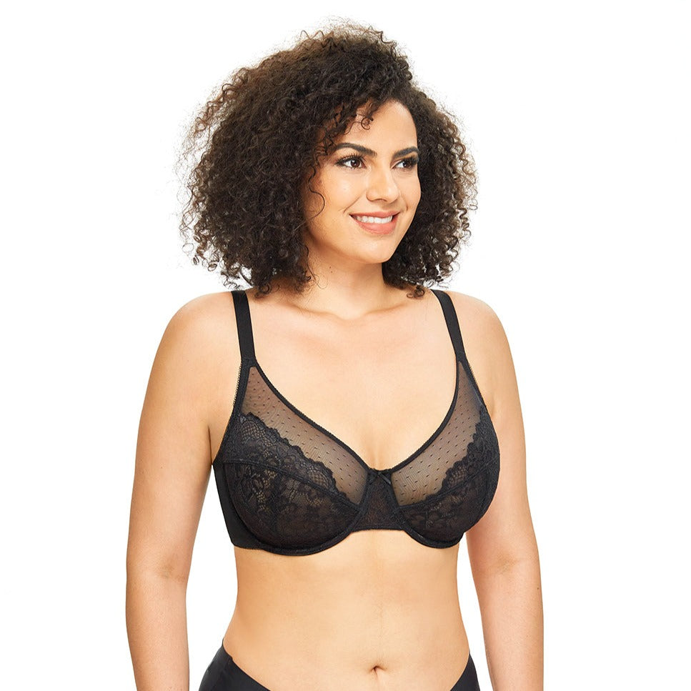 427 Women's Plus Size Full Coverage Sexy Lace Unpadded Underwire