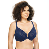 412 Front Close Bra Blue