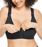 431 DotVol Women's Post-Surgical Bra Front Closure with Adjustable Wide Strap