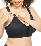 431 DotVol Women's Post-Surgical Bra Front Closure with Adjustable Wide Strap