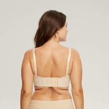 DOTVOL smooth strapless bra beige