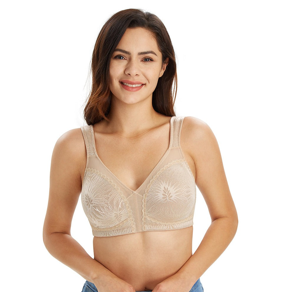 411 Non Padded Minimizer Bra Beige – DOTVOL