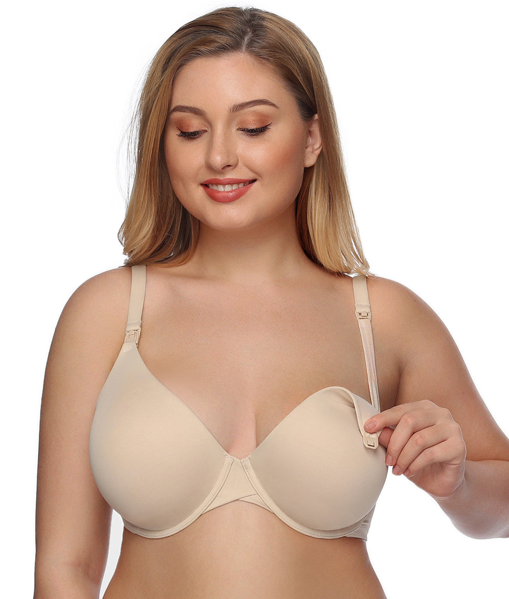 362 Breastfeeding Maternity Nursing Bra Beige – DOTVOL