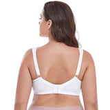 391 Full Figure Minimizer Bra Zebra Lace White