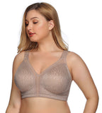 355 Full Figure Minimizer Bra Brown