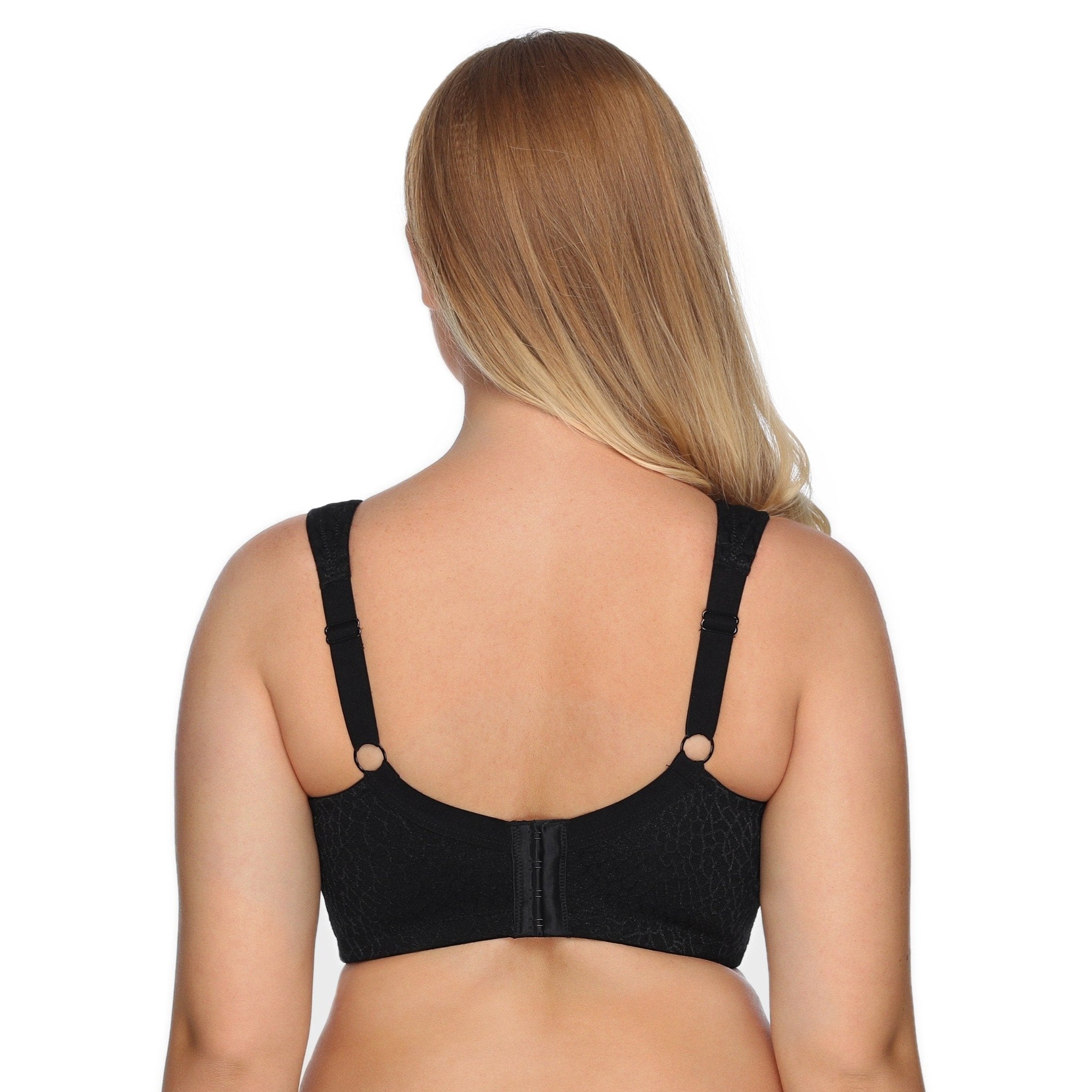 355 Full Figure Minimizer Bra Black – DOTVOL