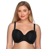 356 Multiway Strapless Full Figure Bra Black