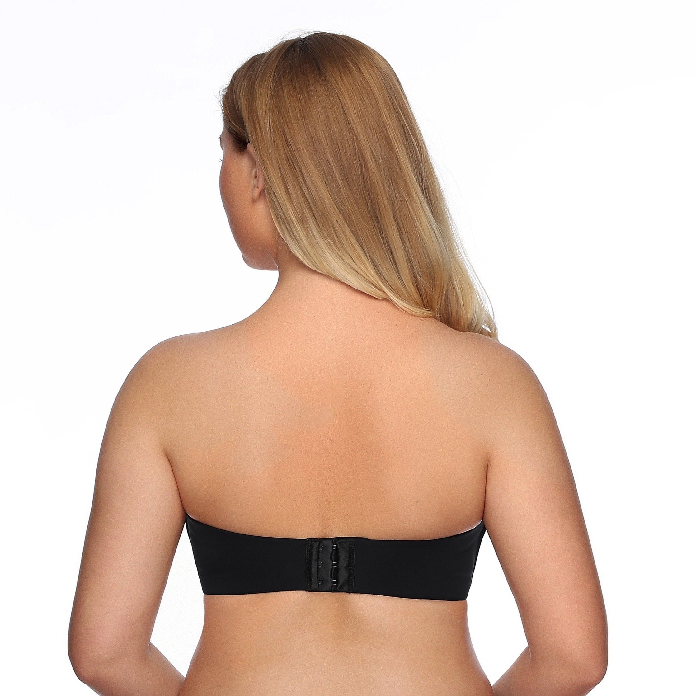 363 Push Up Lift Non-Slip Strapless Bra Black – DOTVOL