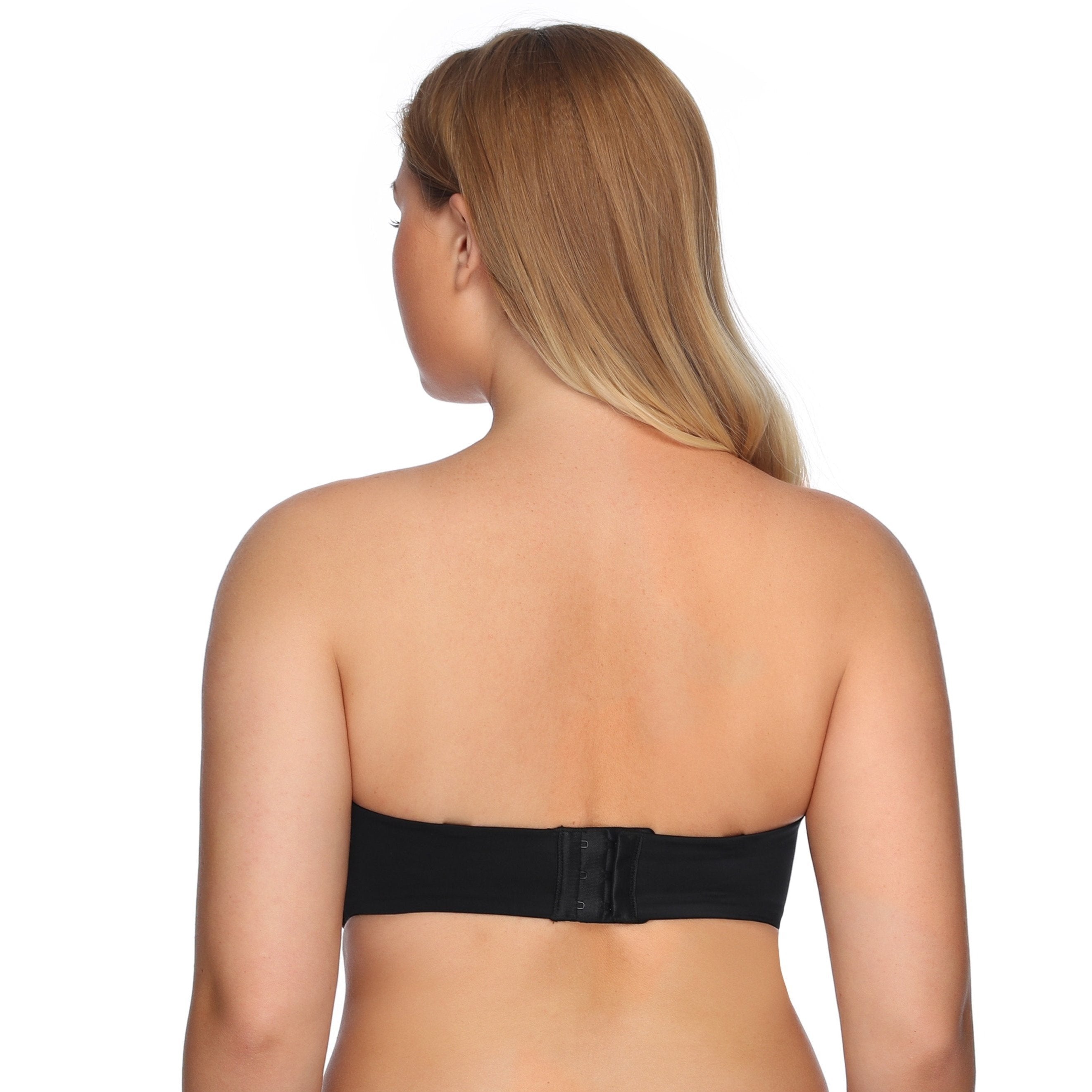 363 Push Up Lift Non-Slip Strapless Bra Black Lace – DOTVOL