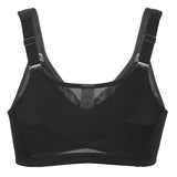 375 Front Closure Wirefree Minimize Bra Black