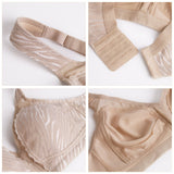 DOTVOL minimize bra zebra lace beige