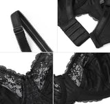 395 Lace Underwire Daily Bra Black